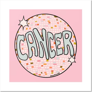 Cancer Disco Ball Posters and Art